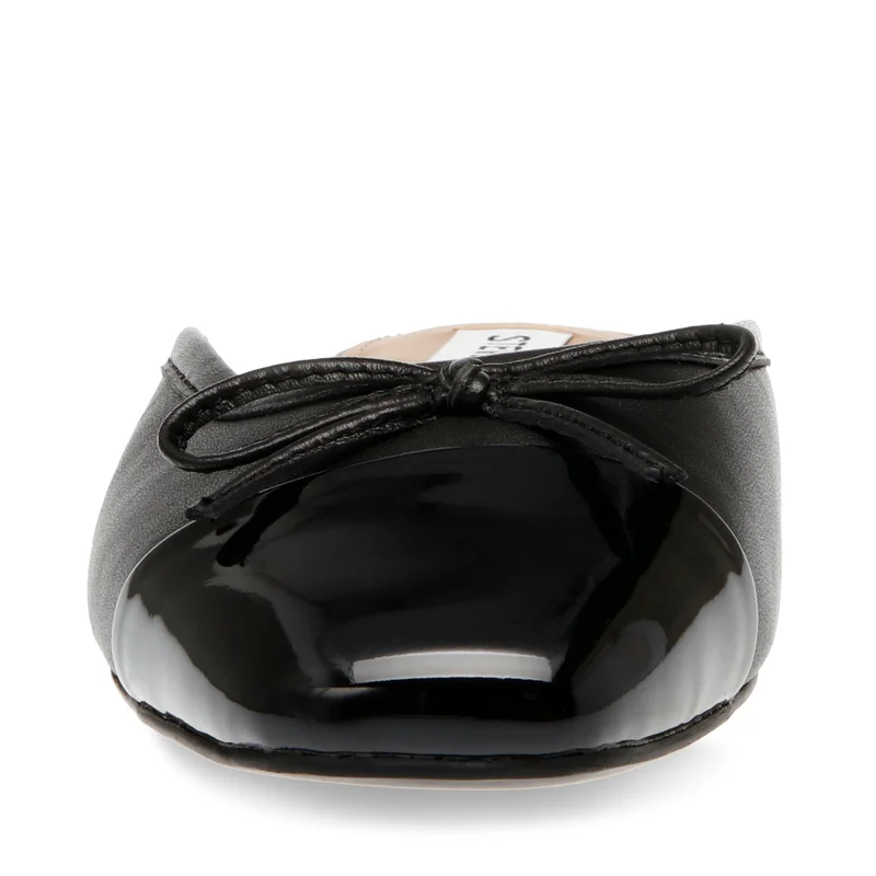 STEVE MADDEN  Steve madden nella black leather ballet flats for Women | Best Price UAE
